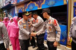 Pastikan Kesiapan Penuh Personel, Kapolres Pangandaran Sidak Pospam di Jalur Wisata