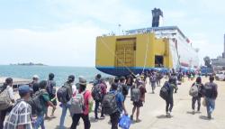 Tujuan Surabaya Favorit, 1.100 Pemudik Kembali Tinggalkan Pelabuhan Makassar