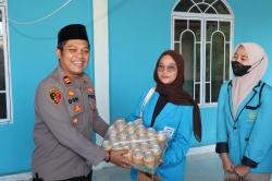 Polres Anambas Bagikan Sembako Jelang Idulfitri, Selaras Program TJSL PLN Batam