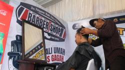 Menikmati Fasilitas Mewah Pos Mudik di Kebumen, Ada Barber Shop, Cuci Motor hingga Bengkel Gratis