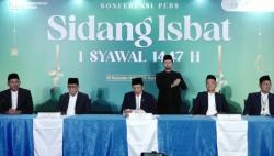 Hasil Sidang Isbat, Pemerintah Tetapkan Idul Fitri 1447 H Sabtu 21 Maret 2026