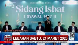 Pemerintah Tetapkan Lebaran Idulfitri pada Sabtu 21 Maret 2026