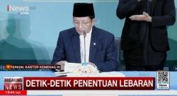Hasil Sidang Isbat, Idulfitri 1447 H Sabtu 21 Maret 2026