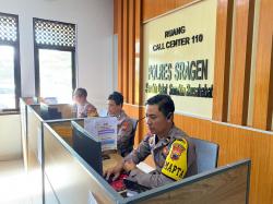 Kisah Operator 110 Polres Sragen, Garda Terdepan Layanan Darurat Saat Mudik