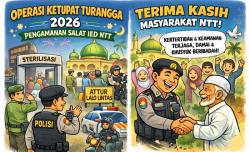 3.068 Personel Polda NTT Amankan Salat Idulfitri, Tersebar di Sejumlah Titik