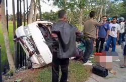 Liburan Berubah Jadi Tragedi, Mobil Wisatawan Asal Tasik Terguling di Pangandaran, 1 Kritis