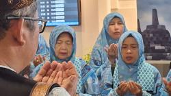 Haru Idulfitri 2026, Gema Talbiyah Iringi Jemaah Umrah di Bandara Ahmad Yani