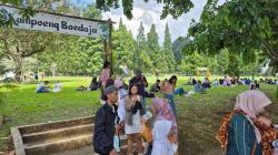 Tak Mudik Tapi Tetap Pulang, Kebun Raya Bogor Disulap Jadi Kampung Nusantara Saat Lebaran 2026