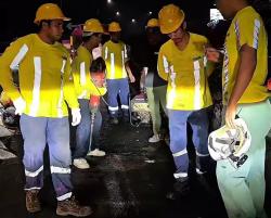 BPJN Banten Lambat, Jalan Lubang Flyover Ciputat Akhirnya Diperbaiki Netizen Brorondm