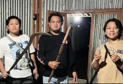 Tiga Pelaku Begal Bersenjata Tajam Yang Beraksi di Mirit Dibekuk Polres Kebumen