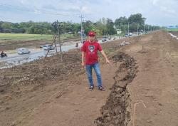 Tanggul Sungai Tuntang di Tinanding Grobogan Retak, BBWS Terjunkan Alat Berat ke Lokasi