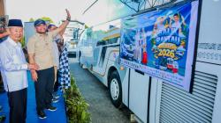 Gubernur Jateng, Lepas Ribuan Peserta Program Balik Rantau Gratis di Boyolali