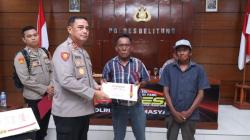 Kapolda Babel Apresiasi 2 Nelayan Penemu 42 Kg Sabu di Belitung