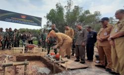 Target 1 Bulan, Pembangunan Jembatan Gantung Bantuan Presiden di Sukoharjo Dimulai