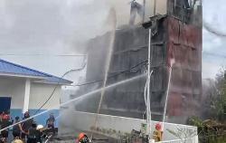 Gedung Sarang Walet di Palangkaraya Hangus Terbakar, Diduga Akibat Korsleting Listrik