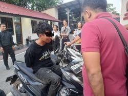Residivis Maling Motor Babak Belur Usai Tertangkap di Parkiran Mal Batam