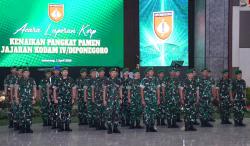 Sejumlah Perwira Kodam Diponegoro Naik Pangkat, Momentum Tingkatkan Profesionalisme dan Kualitas