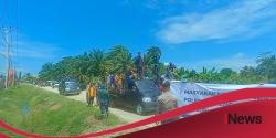 Massa Kepung Polres Mateng, Desak Tersangka Pencurian Sawit Segera Ditetapkan