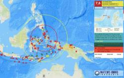 Bitung Sulut Diguncang Gempa Berkekuatan Magnitudo 7,6