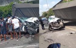 Polisi Beberkan Kronologi dan Kondisi Para Korban, dalam Kecelakaan SUV vs Truk di Flyover Gayam