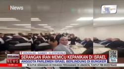 Serangan Udara Iran Picu Kepanikan di Gedung Parlemen Israel