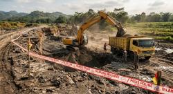 Polres Pasuruan Tutup Tambang Sirtu Ilegal di Kertosari, 2 Pelaku Ditangkap