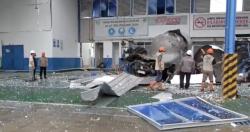 Truk Muat Oksigen Cair Meledak di Balikpapan, Bengkel Rusak Parah Berantakan