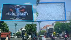 Bikin Seram, Papan Reklame Aku Harus Mati di Ponorogo Akhirnya Diturunkan