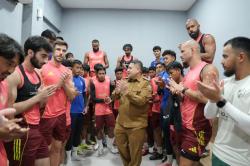 PSM Makassar Terpuruk, Munafri Arifuddin Hadir di Latihan Bakar Semangat Pemain