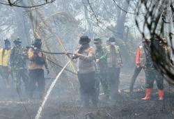 Penegakan Hukum Jadi Prioritas, Polda Riau Buru Aktor di Balik Karhutla Bengkalis