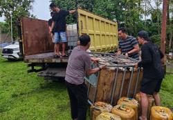 Polda Riau Bongkar Jaringan Pelangsir Solar Subsidi, Suplai BBM ke Tambang Emas Ilegal