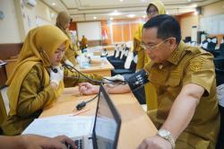 Cegah Masalah Kesehatan, Pejabat Struktural Jalani Tes Kesehatan