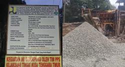 Diduga Gunakan Material Ilegal, Proyek IJD Nangamboa–Watumite Disorot