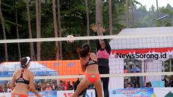 Tim Putri Indonesia B Dipaksa Tunduk Oleh Tim China 0-2 di AVC Beach Raja Ampat 2026