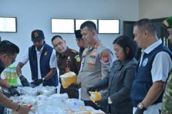 Polres Bengkalis Musnahkan Narkoba Jaringan Internasional Senilai Rp64 Miliar