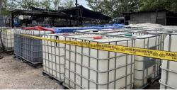 Bongkar 3 Gudang Solar Ilegal di Pesawaran, Polisi Sita 203 Ribu Liter BBM