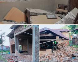 Dampak Gempa M4,7 Flores Timur NTT, 70 Rumah Warga di Adonara  Rusak Berat