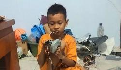 Daffa, Bocah Jenius Bojonegoro Usia 8 Tahun, Mampu Merakit Alat Elektronik Sendiri