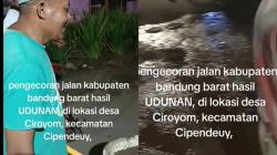 Warga Gotong Royong Perbaiki Jalan Rusak Sendiri, Bupati KBB Ke Mana?