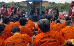 Polda Kepri Musnahkan Narkoba dari 41 Kasus, 58 Tersangka Ditangkap