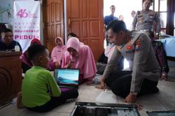 Daffa, Bocah SD Pintar Teknologi yang Viral di Bojonegoro Dapat Hadiah Laptop dari Kapolres
