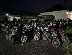 Bubarkan Balap Liar, Polres Probolinggo Sita Puluhan Kendaraan Terlibat