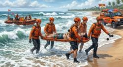 WNA Asal China Tewas Terseret Ombak di Lebak, Ditemukan 1 Km dari Lokasi