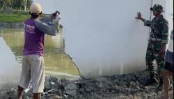 Kesenggol Alat Berat, Bangunan KDMP di Blora Alami Retak