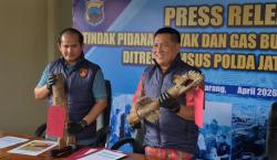 Polda Jateng Bongkar  Pengeboran Minyak Ilegal, 3 Orang Ditangkap