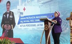 Momen Unik di Dermaga Koarmada II : Perdokmil Jatim Lantik Pengurus di Atas Kapal Perang