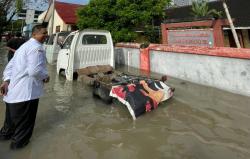 Banjir Sukoharjo Lumpuhkan Aktivitas Warga, Sekolah hingga Permukiman Terendam