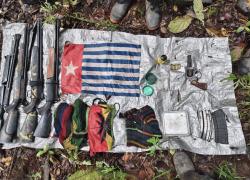 Satu Pucuk Revolver Diamankan di Markas OPM Kodap III/Ndugama