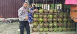 Gas Elpiji Subsidi 3 Kg Langka, Bhabinkamtibmas Polresta Mamuju Cek Langsung