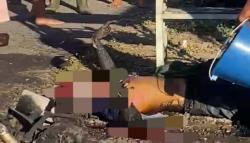 Tabrakan Maut di Bantaeng, Pemotor Tewas Terbakar Usai Hantam Lapak Bensin